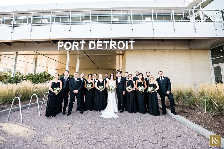 Waterview Loft Wedding Pictures, Detroit Wedding Venues